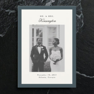 Anuncio Elegante caligrafía fotograma fotográfico Boda gri