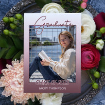 Elegante Chic Ombre Mauve Taupe Rosa Oscuro Gradua
