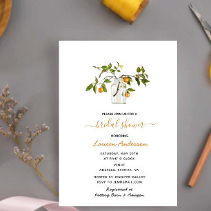 Anuncio Elegante Citrus Bridal Shower