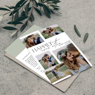 Anuncio Elegante, feliz por siempre después de un moderno