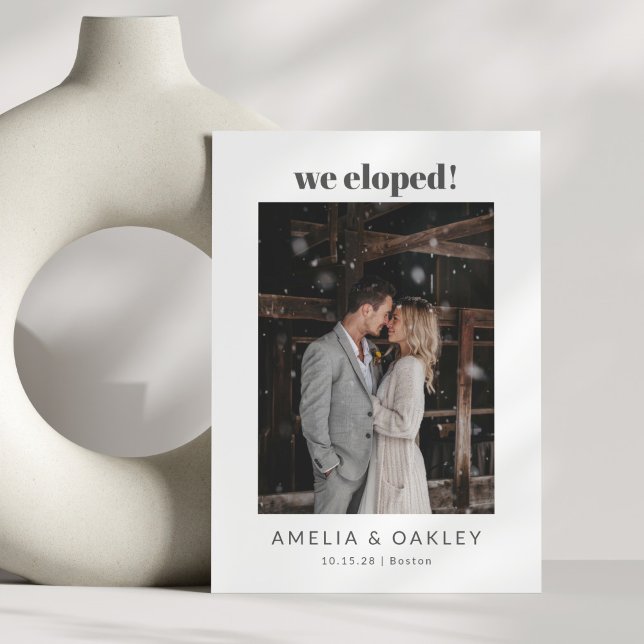 Anuncio Elegante foto Boda blanco negro (Subido por el creador)