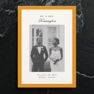 Anuncio Elegante fotograma fotográfico de caligrafía Boda