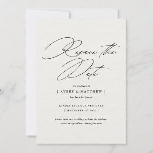 Anuncio Elegante Minimal Resave El Boda De Fechas