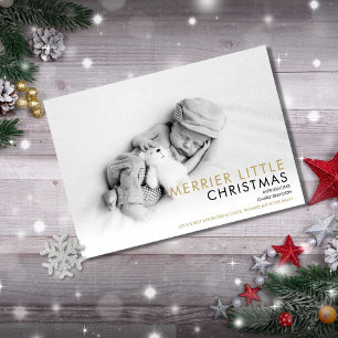 Anuncio Elegante moderno 2 Navidades de fotografía nacen d
