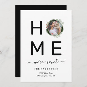 Anuncio Elegante negro hemos movido a Navidades de foto Wr