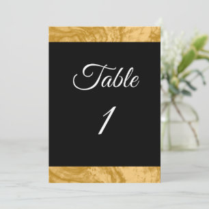 Anuncio Elegante número de tabla de casamiento personaliza
