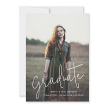 Elegante Personalizado de Grado de Graduación