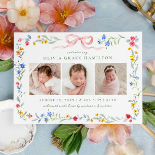 Anuncio Elegante pradera florece rosa barba 3 nacimiento d