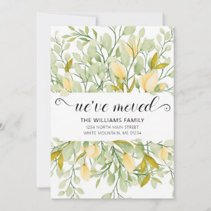Anuncio Elegante vegetación Crema Acuarela Floral Movimien