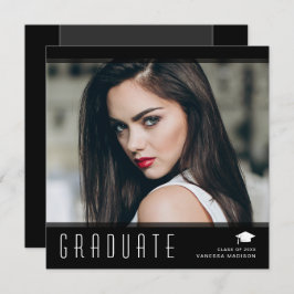 Anuncio Elegante y moderno Graduado Elegante Foto