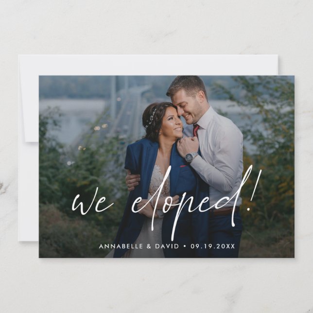 Anuncio Elegimos Boda de fotos elegante (Anverso)