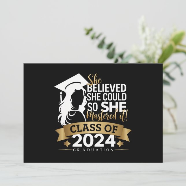 Anuncio Ella Creyó Que Podía Así Que Lo Dominó 2024 (Anverso de pie)