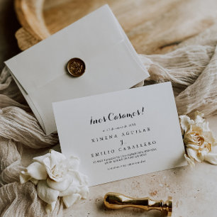 Anuncio Elopement español minimalista