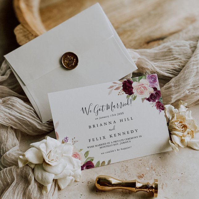 Anuncio Elopement rústico floral y botánico (Subido por el creador)