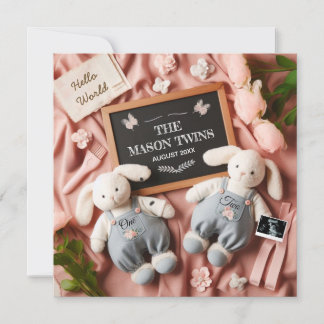 Anuncio Embarazo doble editable