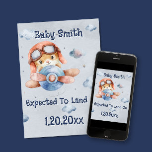 Anuncio Embarazo en un avión corto