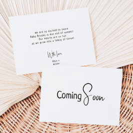 Anuncio Embarazo Neutral Simple Moderno