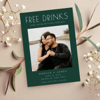 Emerald Green Funny Wedding Save the Date