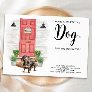 Anuncio En Casa Es Donde El Perro Es Donde Hemos Mudado Pe