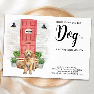 Anuncio En Casa Es Donde El Perro Es Donde Hemos Mudado Pe