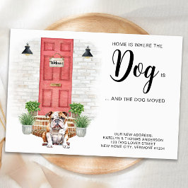 Anuncio En Casa Es Donde El Perro Es Donde Hemos Mudado Pe