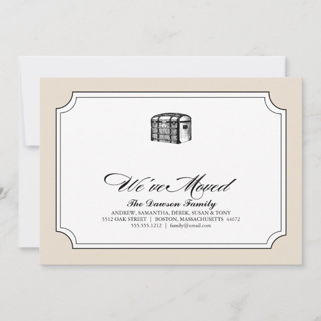 Anuncio en el tronco {hemos movido} (Anverso)