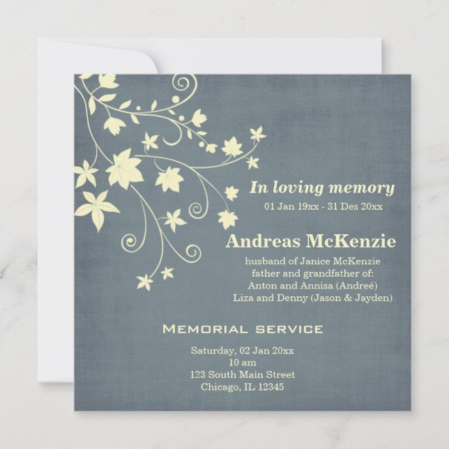 Anuncio En la memoria amorosa (Anverso)