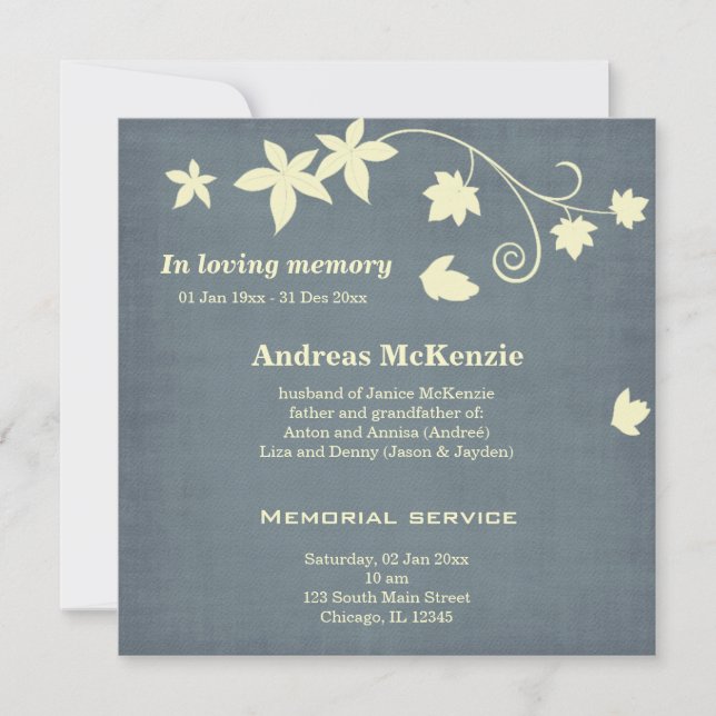 Anuncio En la memoria amorosa (Anverso)