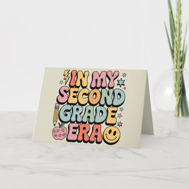 Anuncio En Mi Era De Segundo Grado Profesor De 2do Grado A (Anverso)