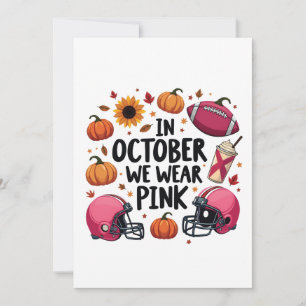 Anuncio En octubre usamos fútbol de cáncer de mama rosado