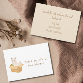 Anuncio ¡Encaja con una nueva dirección! Movimiento de gat