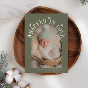 Anuncio Envuelto En Amor Sage Green Photo Birth