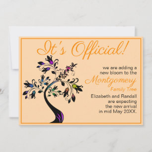 Anuncio Es oficial, esperamos que el bebé de un árbol flor