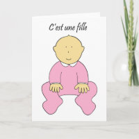 Es un chica en francés, 'c'est une fille'.