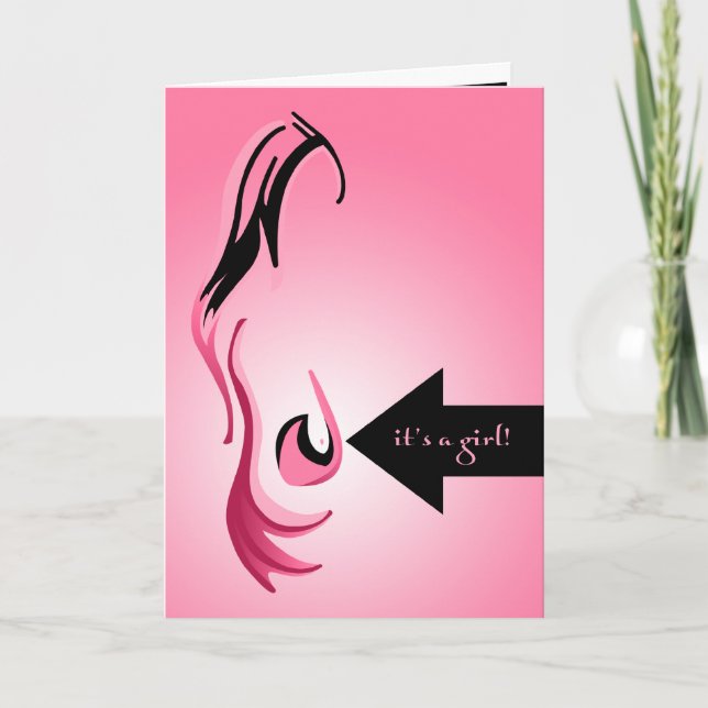 Anuncio ¡es un chica! : mujer del markdrawn (Anverso)