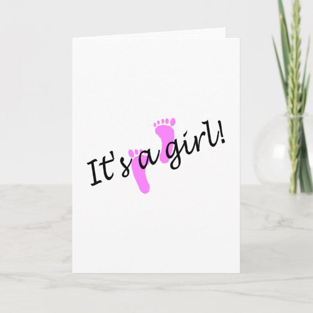 Anuncio Es un Chica (pies rosados) (Anverso)