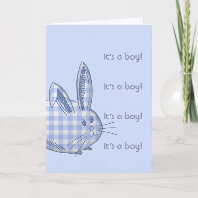 Anuncio ¡es un niño! (Anverso)