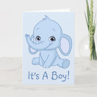 Anuncio Es un niño elefante azul