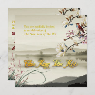 Anuncio Escena bucólica encantadora Rat Year 2020 Vietnami