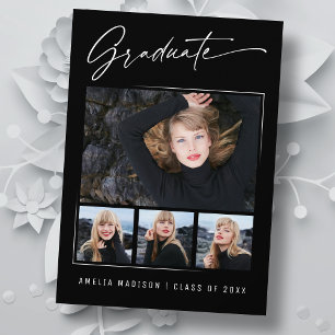 Anuncio Escritura moderna de caligrafía en tinta 4 Graduac