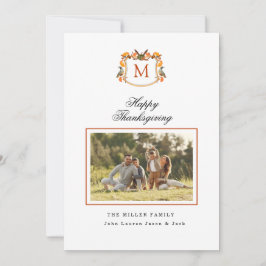 Anuncio Escudo de acuarela Foto Día de Acción de Gracias