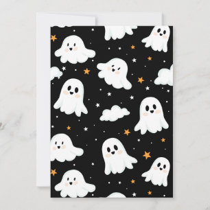Anuncio Espeluznante estela de estela nublada de Halloween