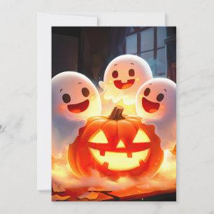 Anuncio Espeluznante Fiesta de calabaza fantasma