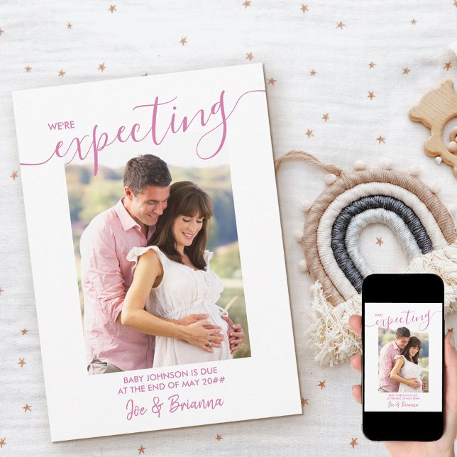 Anuncio Esperando embarazo de marina rosada con guión eleg (Subido por el creador)