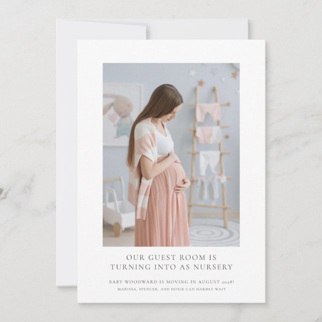 Anuncio Esperando embarazo fotográfico (Anverso)