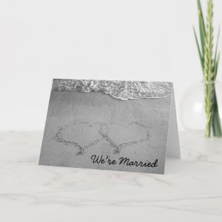 Anuncio estamos casados (en blanco)