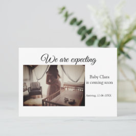 Anuncio estamos embarazadas agregar nombre de bebé fecha d