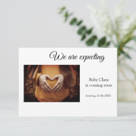 Anuncio estamos embarazadas agregar nombre de bebé fecha d