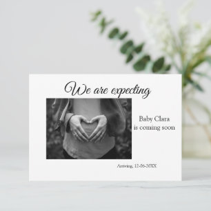 Anuncio estamos embarazadas agregar nombre de bebé fecha d