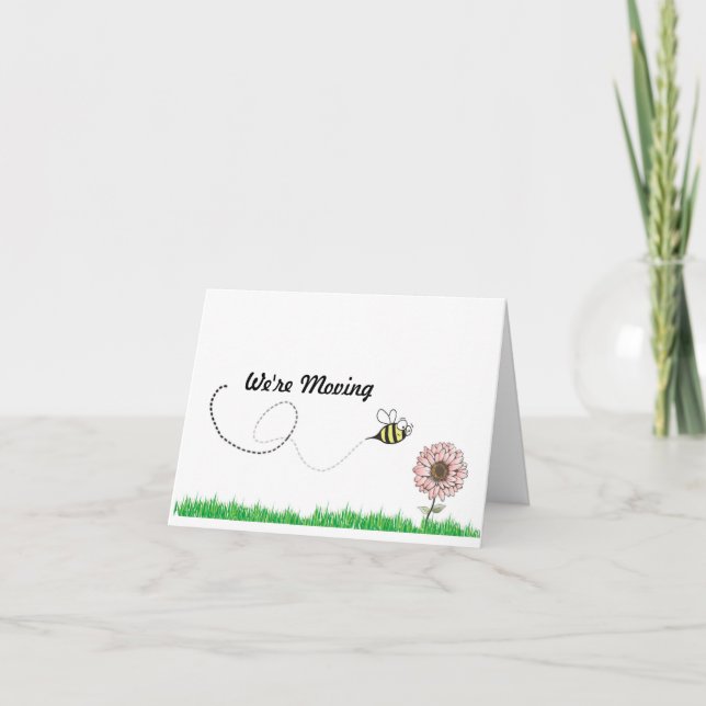 Anuncio Estamos moviendo la abeja de la miel (Anverso)